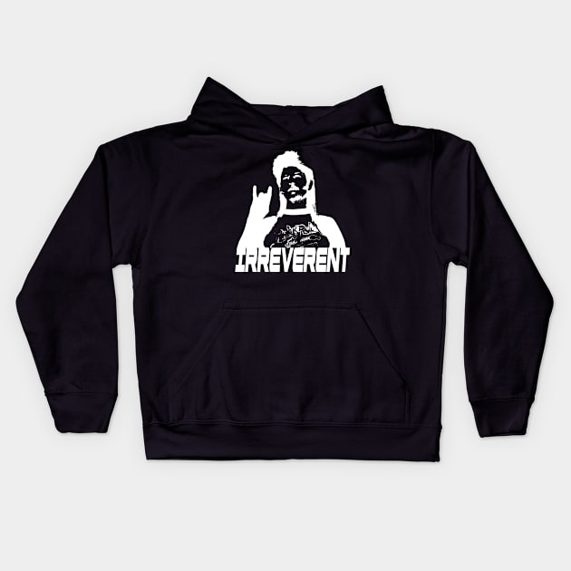 IRREVERENT (White) Kids Hoodie by Zombie Squad Clothing